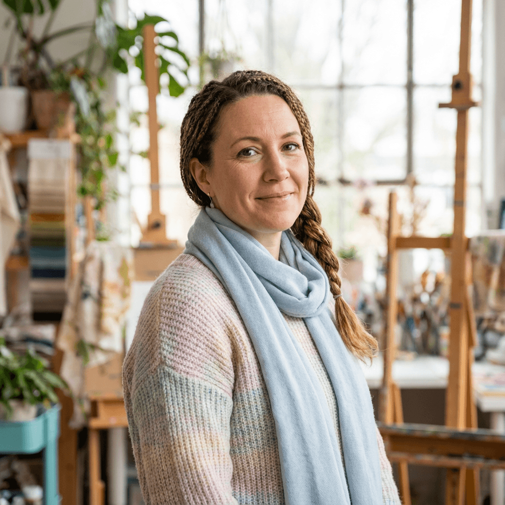 Anna Bauer, hairdressing salon owner